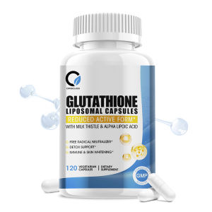 L-Glutathione Capsules 1000mg for Powerful Whitening Skin Brighting Spot Removal Detox Anti-aging Antioxidant with Vitamins Boost Immunity
