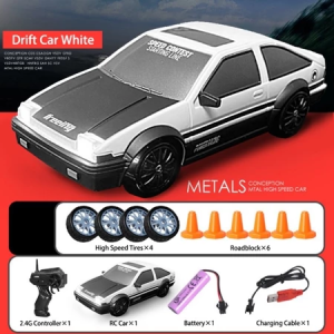 2.4G High speed Drift Rc 4WD Remote Control AE86 Model GTR Vehicle Car RC Racing Cars Toy