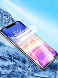HIPHI ฟิล์มไฮโดรเจลแบบเต็มหน้าจอiPhone 17 16 Pro Max Air 15 11 12 13 14 Pro Max X XS Max XR 7 8 14 15 Plus SE2020 SE 2022 SE3 ฟิล์ม เต็ม หน้าจอ หน้าจอ ตัวป้องกัน ฟิล์มป้อ ฟิล์มไฮโดรเจล