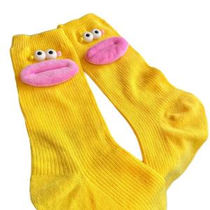 Cartoon Crew Socks Cotton Boot Socks Cartoon 3D Doll Ankle Socks Funny Novelty Socks Fashion Crazy Sock for Adult Teen