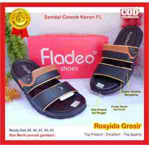 SANDAL COWOK KEREN - SANDAL COWOK FLADEO - SANDAL COWOK TERLARIS