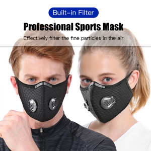 Outdoor Sports Activated Carbon Mesh Dust Respirator Chip Lens Riding Mask