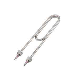 3kW/4kW/6kW/8kW double U shape heating tube for steamed rice machine M18*25 SUS Electric Water Heater Element for Steaming cart