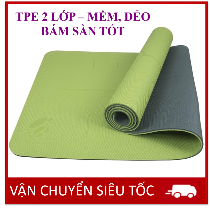 [LOẠI TỐT] Thảm Yoga, Thảm Tập Yoga 8mm, Thảm Tập Gym, Chất Liệu Bảo Vệ ...