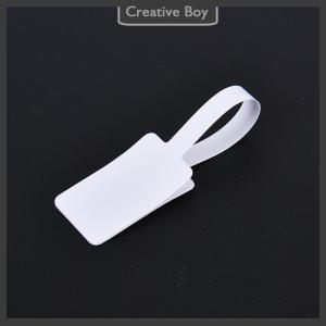 [Creative] 100pcs White Price Label Tags with Hanging String Jewelry Stationery Shoes Cloth