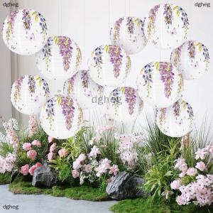 [COD] dgheg โคมไฟกระดาษวิสเทอเรียโคมไฟแขวนตกแต่งสวนกลางแจ้งวันหยุดงานแต่งงานงานปาร์ตี้1ชิ้น