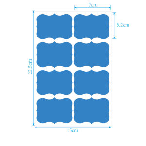 🇲🇾 🏆 Waterproof Color Sticker Label Dapur Kitchen Dapur Waterproof Tupperware Container White Chalk Pen Pelekat 标签彩色黑板贴纸