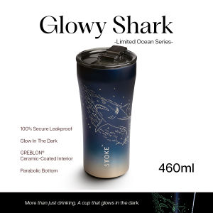 STTOKE Leakproof Ceramic Insulated Cup | 2026 Ocean Series Tumbler | 460ml (16oz)