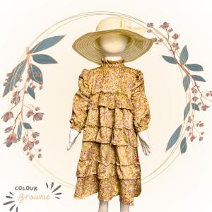 Zayna Gamis Anak Motif Bunga Premium 2-15 Tahun