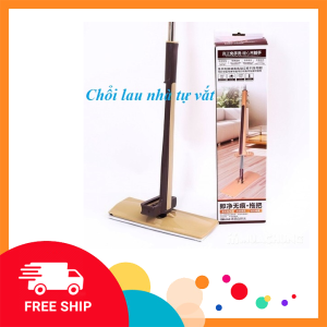 Chổi lau nhà tự vắt thông minh vệ sinh nhà cửa với đầu xoay 360 độ tiện dụng Tặng thêm 1 bông lau