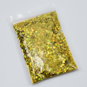 50g Laser Resin Mixed Hexagon Sequins Holographic Nail Glitter Shiny Red Mermaid Nail Decoration Accessories Bulk wholesale FD43 h260819