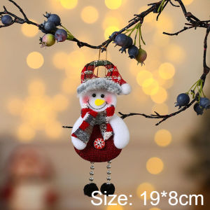 Christmas Hang Decorations Santa Claus Snowman Doll Decoration Christmas Decorations for Home Decor
