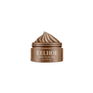 Eelhoe Hairdressing Wax Disposable Color Change Cream Natural Color Hair Wax Temporary Easy Color Hair Wax Hairdressing Agent Temporary Hair Color Wax Long-Lasting DIY Dye Mud Cream Easy To Wash Beard Coloring Gel Hairs Color Clay Styling Pomade