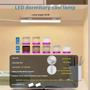 USB Plug Led Light Tube Reading Lamp Dimmable Strip 20cm/40cm/50cm Cold/warm/neutral/white Closet Usb Learning Eye-protection Magnetic Suction BedsideNight Bar Wardrobe