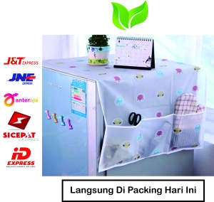 COVER TAPLAK KULKAS / ALAT PENUTUP KULKAS TAPLAK COVER PENUTUP KULKAS KANTONG ANTI AIR (PS)