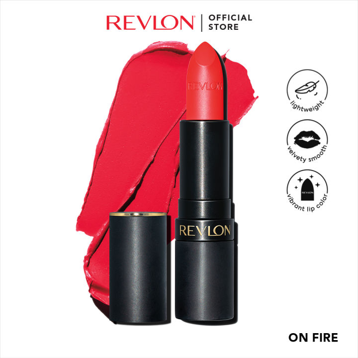 Revlon Super Lustrous The Luscious Mattes Lippenstift – Farbe 008 Show Off, Matt & Feuchtigkeitsspendend