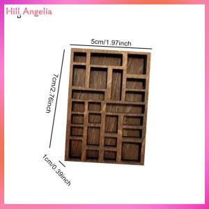 [Hill Angelia] Thu nhỏ đính Kệ mini đồ trang sức chủ Khoang đồ trang sức hiển thị chủ khá đồ trang trí bằng gỗ