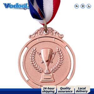 30pcs 2inch Gold Silver Bronze Award Medal with Neck Ribbon 1st 2nd 3rd Prize Medal Round for Kids School Sports Meeting
