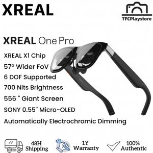 【IN STOCK】XREAL One Pro Smart AR Glasses Native 3DoF 120Hz Highest Refresh Rate 57° FOV Ultra-wide Curved Display Auto Electrochromic Sound By Bose