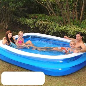 สระน้ำเป่าลม 2 เมตร 2 ชั้น ขนาดครอบครัว**พร้อมส่ง** ค่าส่งถูก