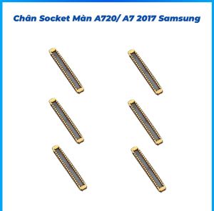 Chân socket màn hình trên main A720 A7 2017 samsung