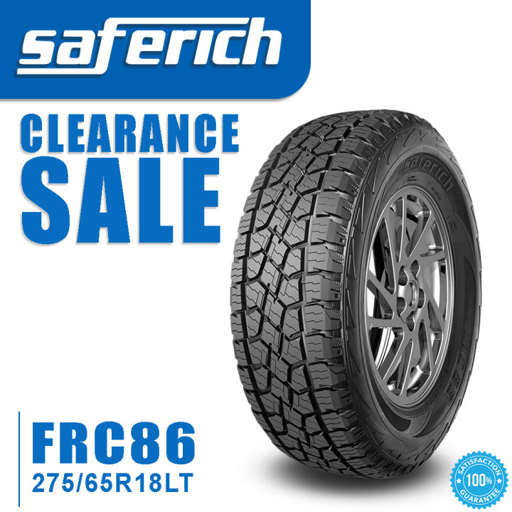SAFERICH 275/65R18LT TIRE/TYRE-123/120S0*FRC86 HIGH QUALITY PERFORMANCE ...
