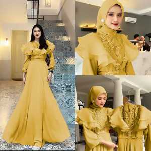 SC-MAXY MEGHAN / DRESS MUSLIM WANITA / DRESS LEBARAN MEWAH / FASHION WANITA TERBARU / DRESS MUSLIMAH KEKINIAN / DRESS KONDANGAN / DRESS PESTA WANITA / MAXI WANITA MODEL BARU