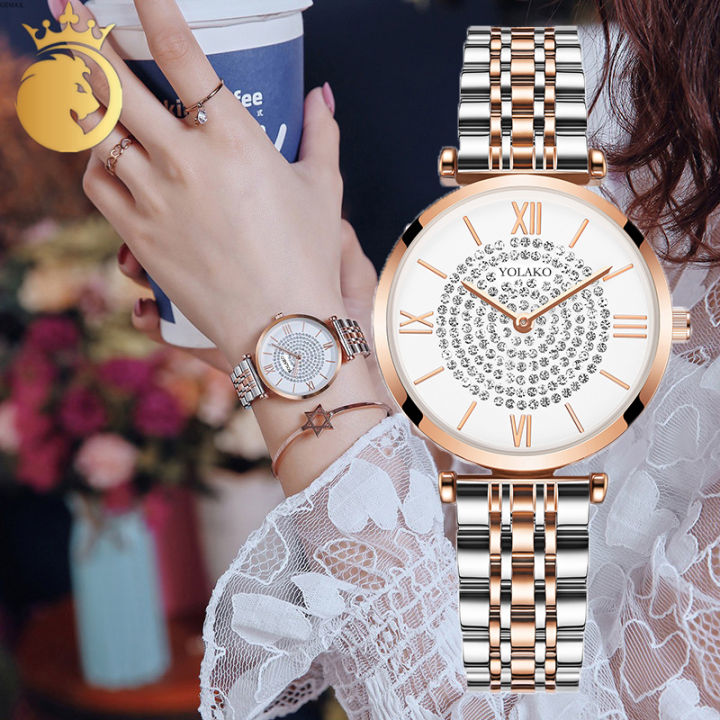 Women's Watches Bracelet Minimalist Easy Read Dial Alloy Bracelet Watches  For Girlfriend Birthday Gift | Fruugo TR