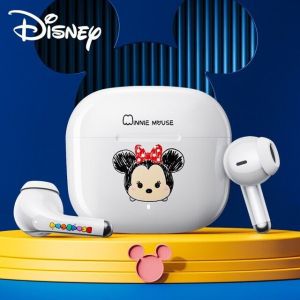 Tai nghe Bluetooth Disney Tai nghe không dây F6 Tai nghe không dâyTWS Tai nghe thể thao chống nước HIFI Stereo 9D Tai nghe Bluetooth 5.3 Cuộc gọi video có micrô (Tương thích: iOS/Android)