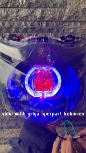 LAMPU DEPAN BEAT KARBU BEAT LAMA BILED PROJIE 2 LENSA