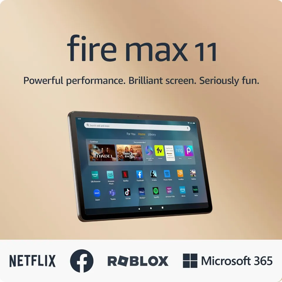 LATEST Amazon Fire Max 11 Tablet, 64GB Grey, Vivid 11