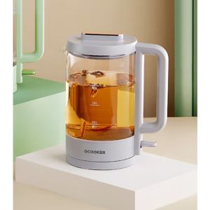 Xiaomi OCOOKER CR-JYH01 kitchen electric Health kettle household low noise high borosilicate glass electric kettle 玻璃电热水壶