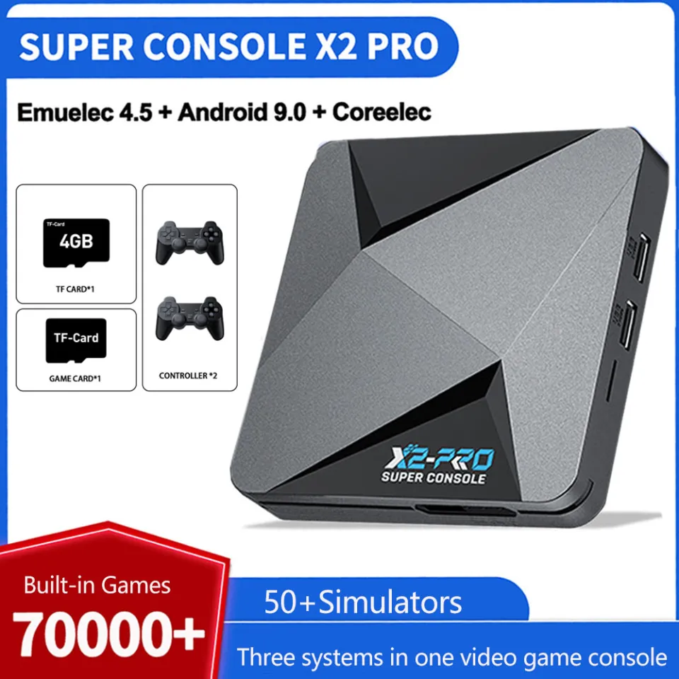 Super Console X2 PRO 60+Simulators 70000+Games Installed Super Console Retro  Home Video Game Console Three System Wireless-Top Box | Lazada PH