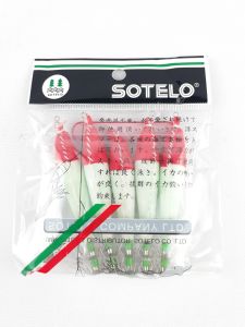 SOTELO SEAWOOD SQUID JIG/ CANDAT MAYAT/CANDAT SOTONG 2.0/2.5/3.0/3.5/4.0 (C143)Luminous