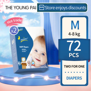 (buy 1 get 1 free)AIKERRSU Disposable breathable diaper pull up pants Korean baby diaper 34 pcs  Universal diapers for boys and girls baby diaper pants tape pants Soft diaper S/M/L/XL/XXL