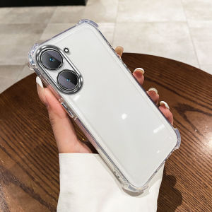 Case for VIVO Y03 4G 2024 VIVO Y18 4G Y28S Y03T Y03A phone casing Softcase Silicone shockproof Cover new design aesthetic Cartoon Flower Cat with Lanyard for girls SJSTLSHM01