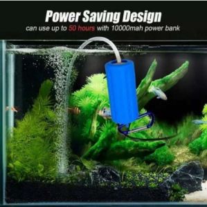 USB Aerator Portable Pompa Udara Aquarium Aquascape Air Pump Mini Mancing Oeygen Airator Ikan Udang DC