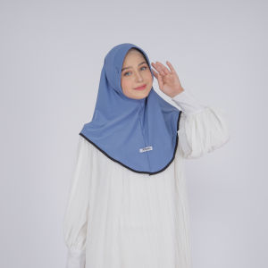 BERGO ALLUNA/ BERGO LIS KOMBI HITAM /SIZE( M / L ) MATT JERSEY/HIJAB LIS KOMBINASI PINGGIR