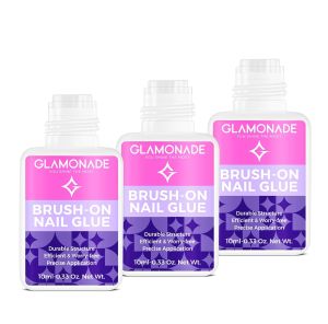 Glamonade Press on Nail Glue Remover: Pinpoint Fake Nails & Artificial Nail Tips Liquid Non-Acetone Nails Glue Remover Not for UV Gel - Needle Tip