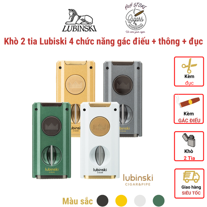 Khò cigar, cắt V, kèm đục và gác điếu 4 chức năng - 5 màu - H2H Store ...