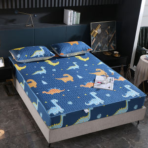 pure cotton bedsheet single set water proof bed sheet hotel bedsheet set Single/Queen/King/Super King musim panas kalis air sarung tilam 被单 床单