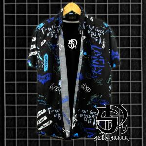 Kemeja Motif Pria Lengan Pendek Ready Size MLXL Bisa Bayar di Tempat
