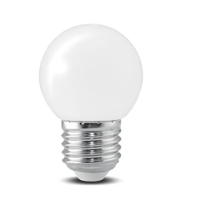 Bộ 12 bóng đèn trang trí tròn Đỏ Led A40 1W E27