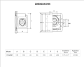 KDK 17CUBM / 24CUBM CEILING MOUNT SIROCCO VENTILATING / EXHAUST FAN. 