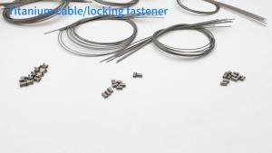KITA Orthopedic Titanium Cable Wire for Fixation Plate Cerclage Wire Surgical Titanium Cable 1.0/1.8mm