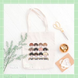 Kpop TREASURE Cartoon Canvas Tote Bag C6CR