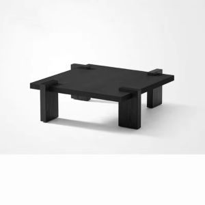 UrbanSpace SG- Japanese-Style ins Silent Style Generous Table Designer Tea Table Small Apartment Modern Solid Wood Log Square Tea Table