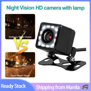 🔥【24 hour shipping】12LED HD Car Rearview Camera Reverse Camera Wide View Night Vision Parking Camera