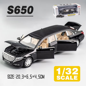 LEO 1:32 Maybach S650 Metal Diecast Alloy Toy Car Model Trucks For Kids Toys Vehicles Hobbies Collecti