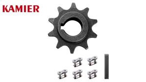 CAMERA # 40 41 420 Chain 10 Tooth Front Sprocket 5/8" Bore for 196cc Coleman KT196 CK196 GK200 BK200 RTK200 Trailmaster XRX Hammerhead Go Kart Cart 212cc 6.5hp CT200U CT200U-EX BT200XBike Parts